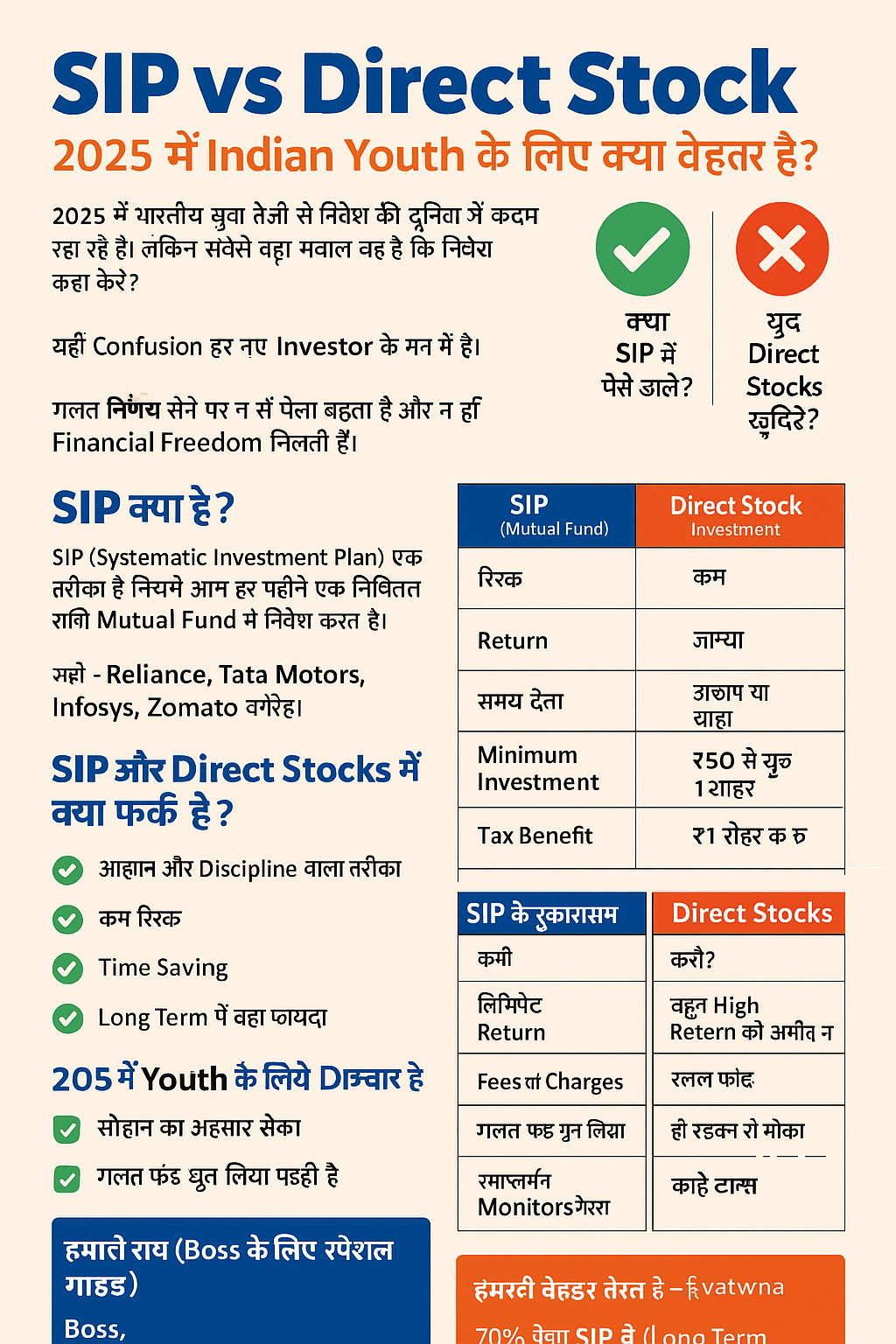 क्या Indian Youth को अब Mutual Funds में SIP करनी चाहिए या Direct Stocks में? – 2025 की पूरी गाइड
