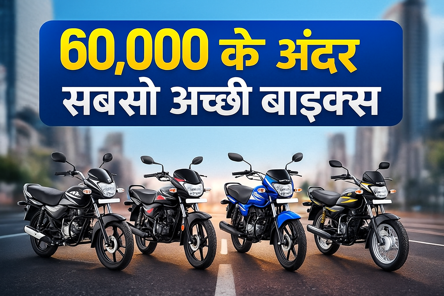 60,000 के अंदर सबसे अच्छी बाइक्स का थंबनेल