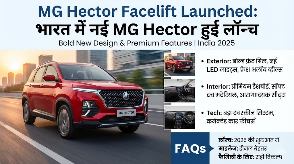 MG Hector Facelift Launched